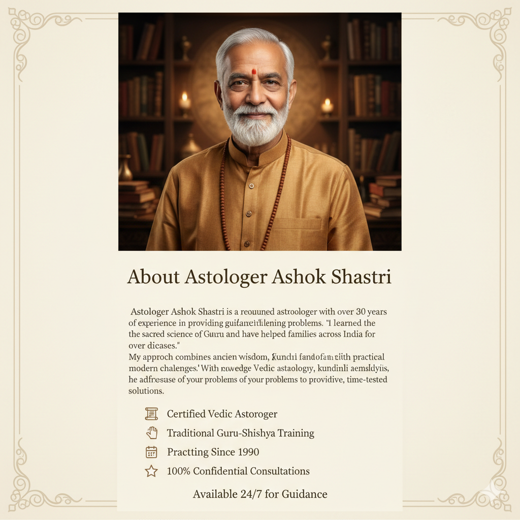Astrologer Ashok Shastri